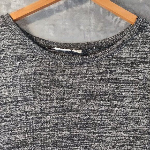 Cato Woman 22/24 Top Gray Splitback Lightweight Career Layered plussize high low - Picture 6 of 11